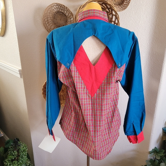 Vintage San Angelo Western Collection Sz S LS Shirt - Picture 5 of 7